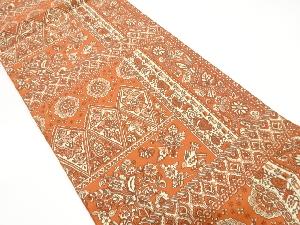 花鳥更紗模様織り出し袋帯